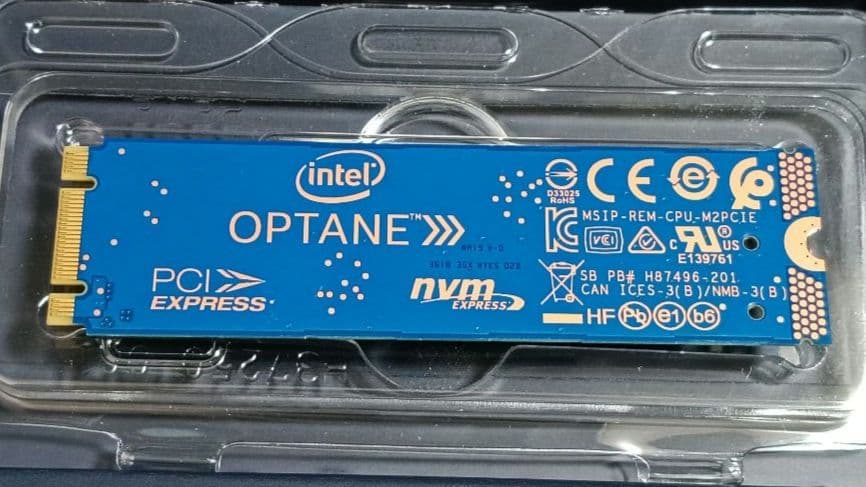 Intel Optane Memory M10 64GB NVMe SSD