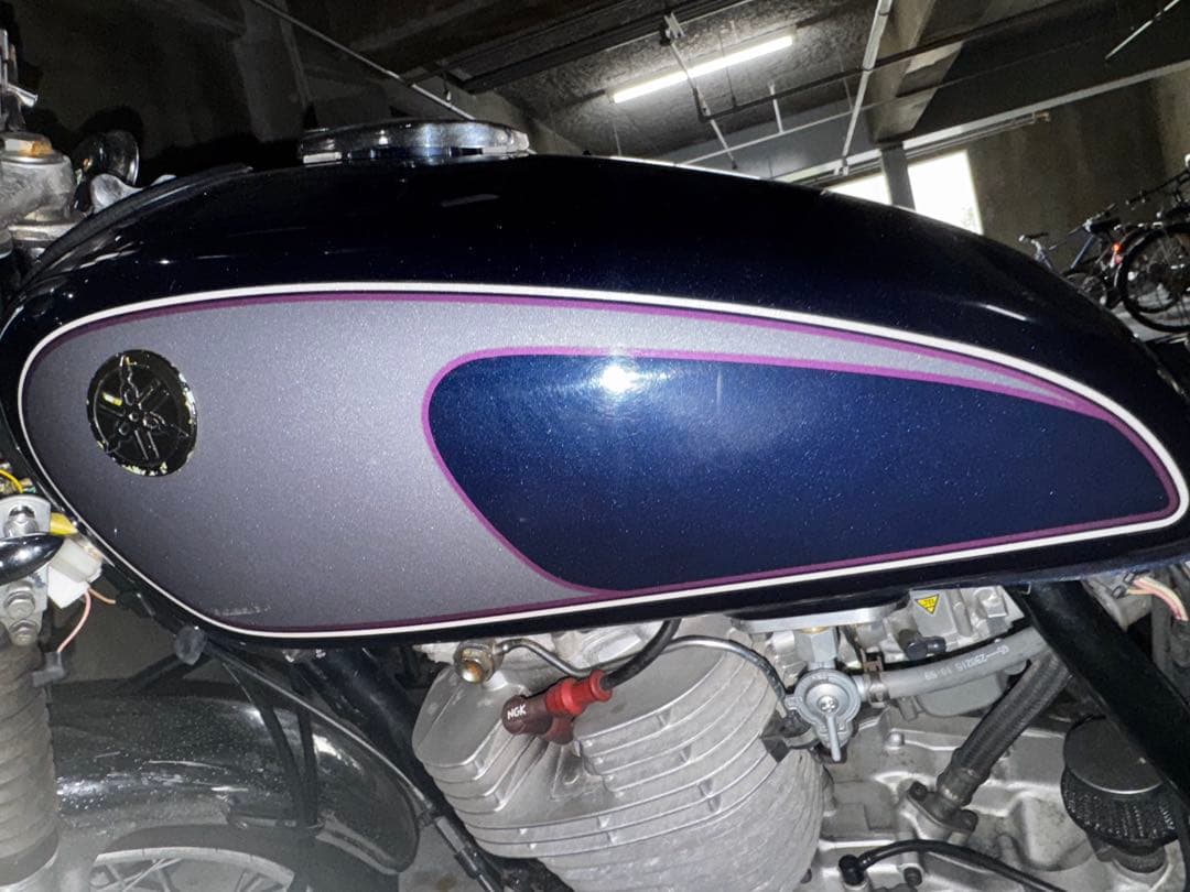 希少カラー】sr400初期型 純正 タンク ムール貝キャップ Amazon