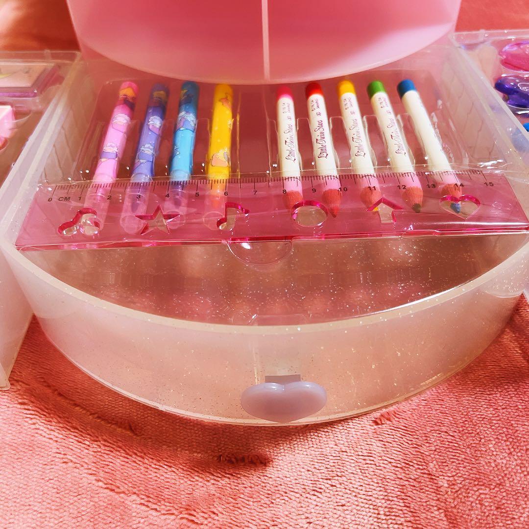 希少レア　キキララ　ミラー　チェスト　ステーショナリーセット　2004 サンリオ