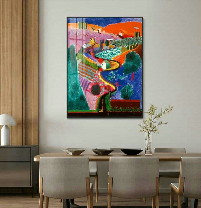 個人が手作りで絵を模造する レトロな油絵 創意絵画. 個人絵画.