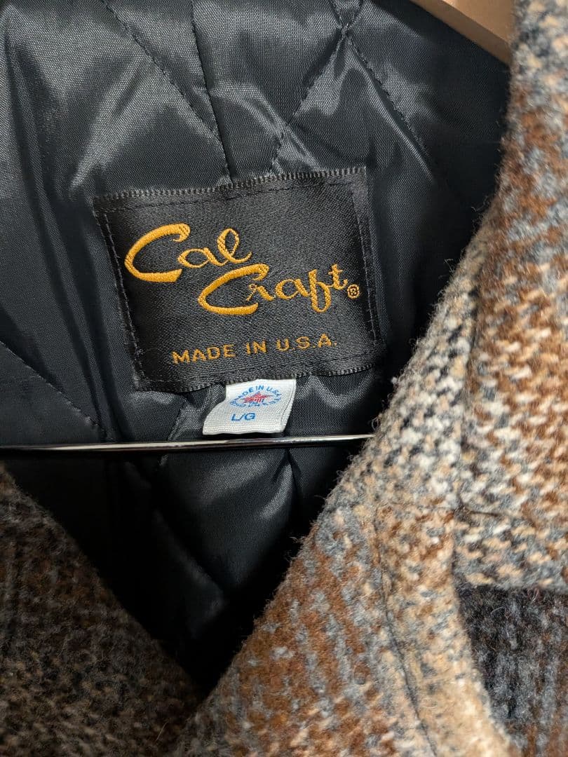 【90s USA製】Cal Craft Vintage Pコート