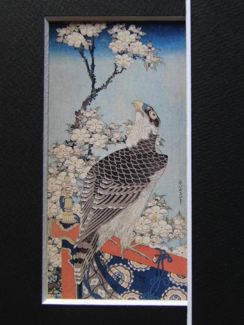 中島千波「ポインセチア」リトグラフ 直筆サイン・落款有 額縁入り