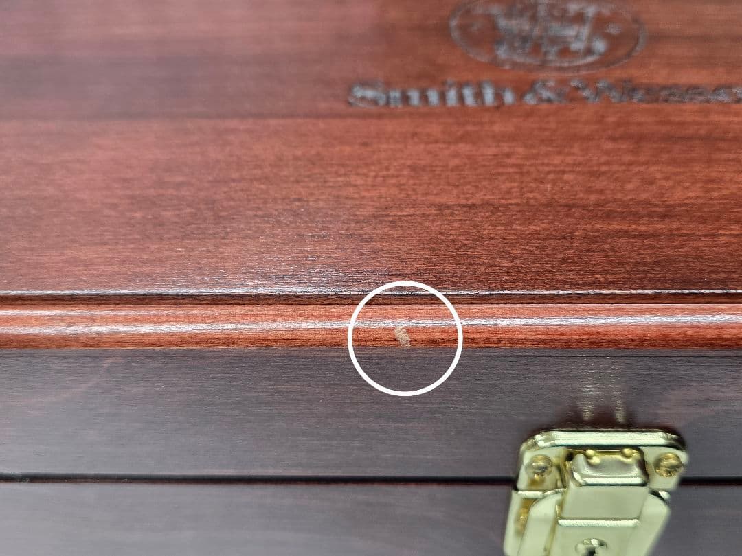 S&W純正 汎用木製ガンケース 6.5インチまでは収納可能 ケースのみの出品