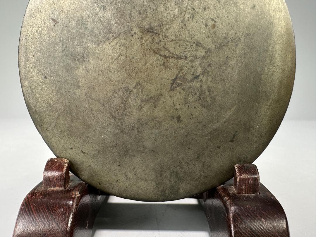 中国美術　唐時代　海獣葡萄文銅鏡　古鏡　時代物　古物保証　旧蔵出し