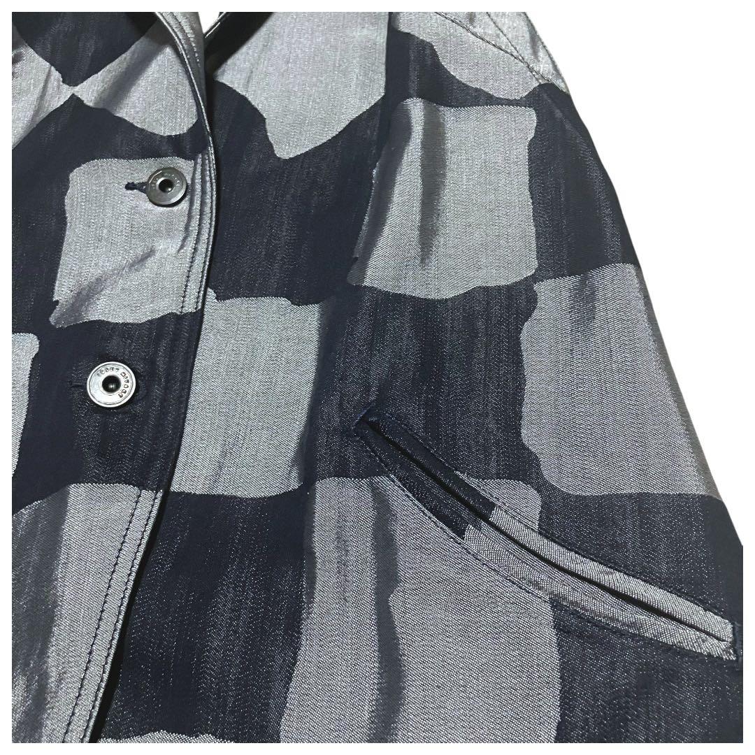 【美品✨希少】イッセイミヤケ　ロングジレ　ベスト　ノースリーブジャケット