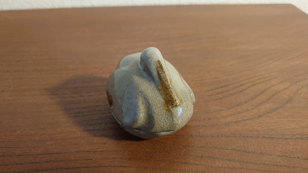 京焼　白磁　香合　鶴香合　茶道具　アンティーク香合　江戸期　古美術 　１客