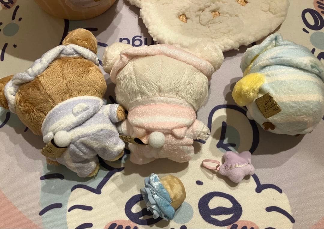 リラックマ　パジャマパーティー　スペシャルぬいぐるみセット