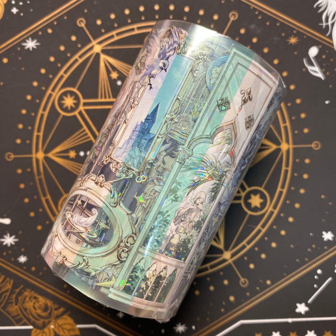 【9096】海外　マスキングテープ　3/5/巻　貝殻光　人物系　女の子　バラ荘園