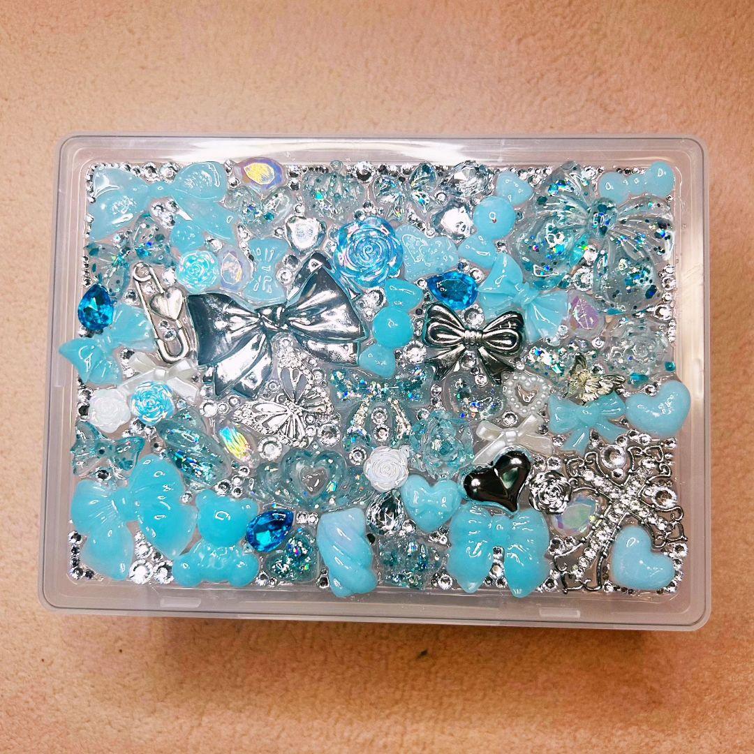 ごま油あけみ ブルー系デコケースセット