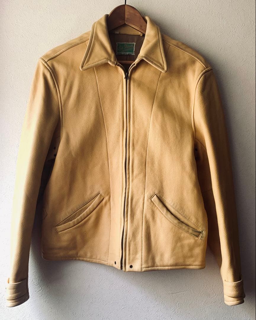 LVC 渾身の復刻品30s Menlo jacket 希少な鹿革 イタリア製