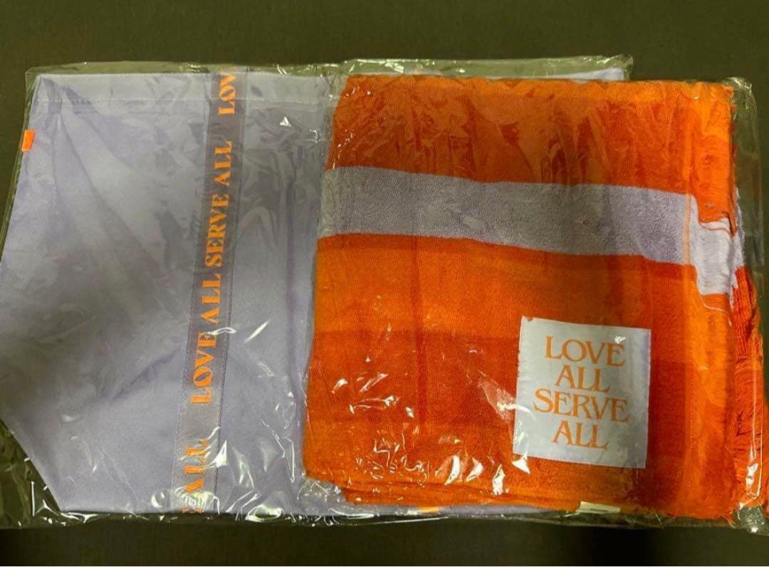 藤井風 LASA トートバッグ パープル バスタオル オレンジ