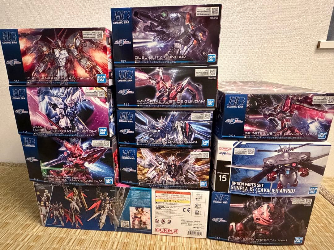 ＨＧ　SEED FREEDOM　ガンプラ大体詰め合わせセット