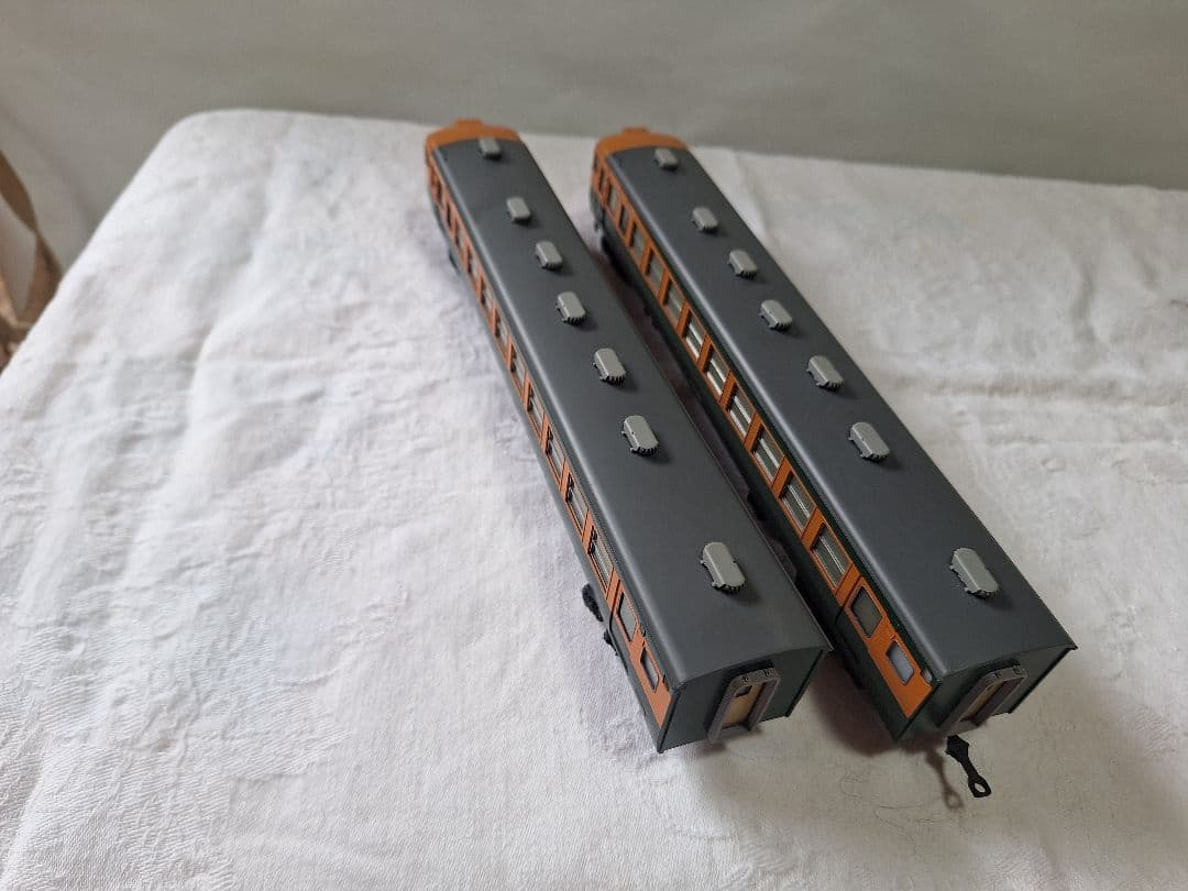 k*a様 HOゲージ 鉄道模型 ４輌 旧国鉄　東海型　キット組