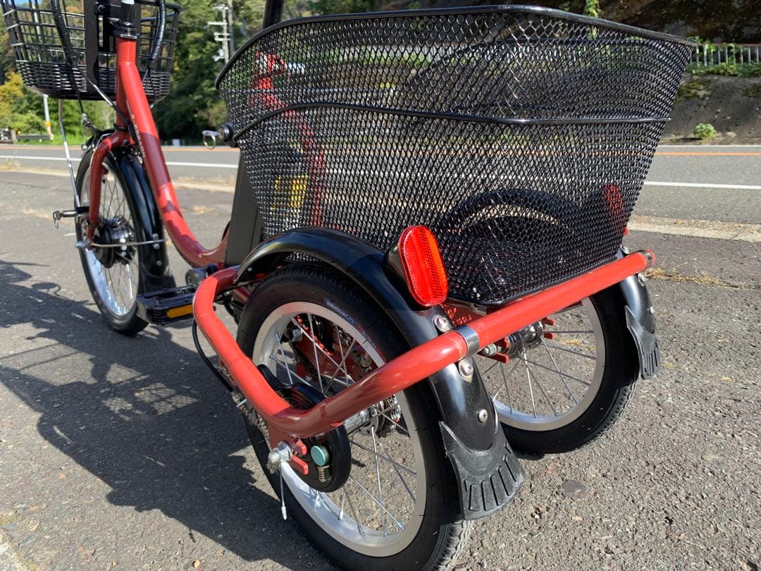 【即乘】送料無料E-PAR+ON電動アシスト三輪自転車18-14インチ動作確認済