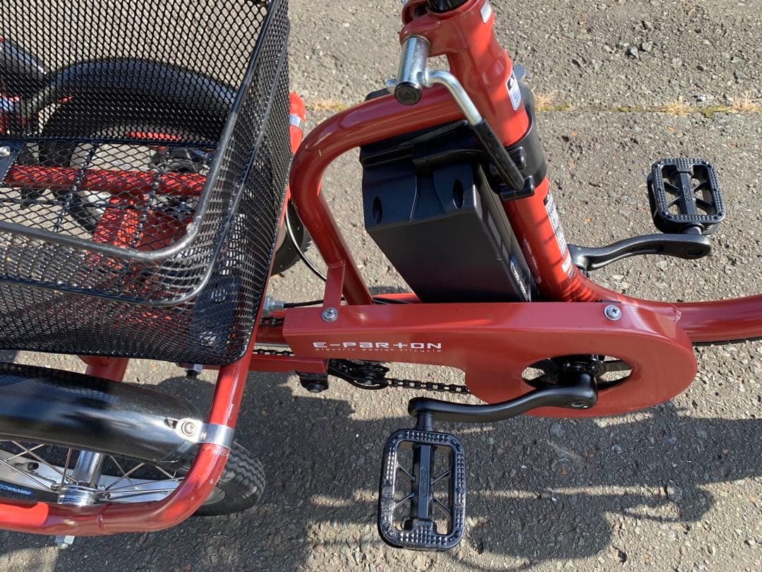 【即乘】送料無料E-PAR+ON電動アシスト三輪自転車18-14インチ動作確認済