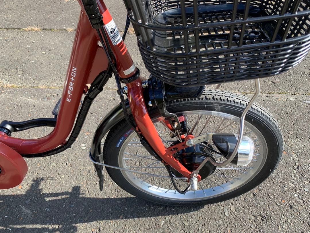 【即乘】送料無料E-PAR+ON電動アシスト三輪自転車18-14インチ動作確認済