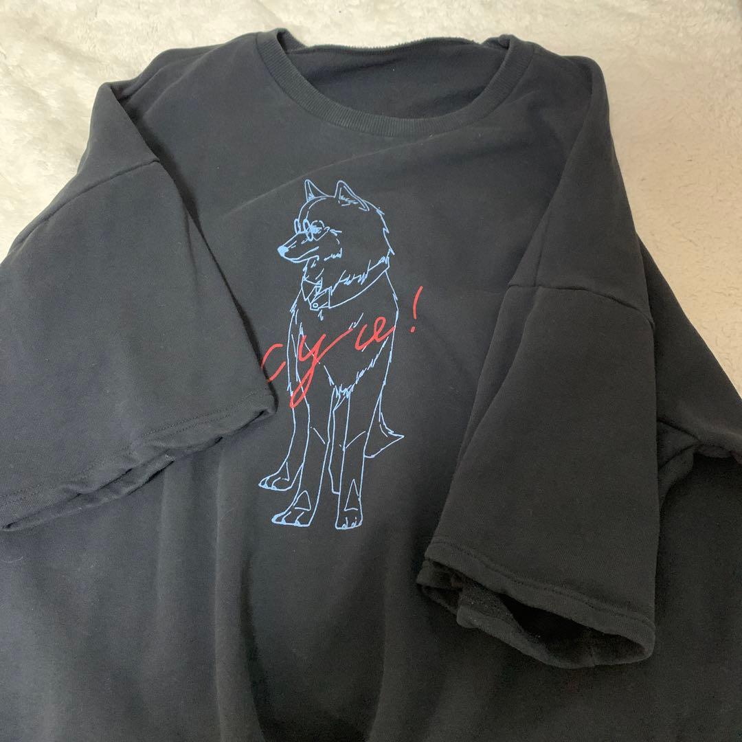 Eve はらぺこ商店 harapeco オオカミプリントTシャツ ホワイト 2025年