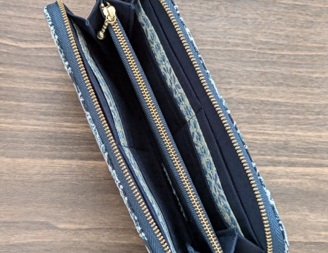 ミナペルホネン celebrate 長財布 ハンドメイド セレブレイト