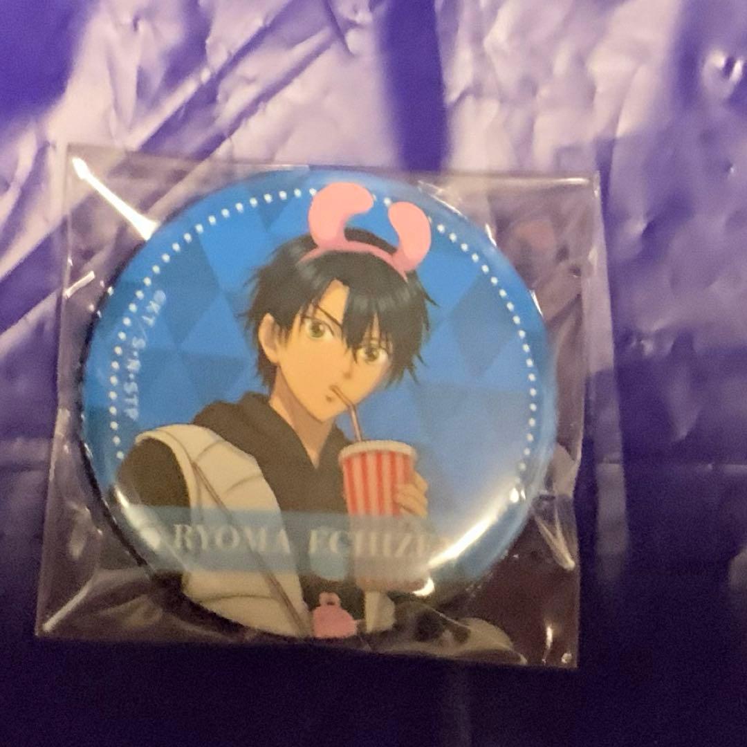 新テニ テニプリ 越前リョーマ コスモワールド ホログラム缶バッジ 新