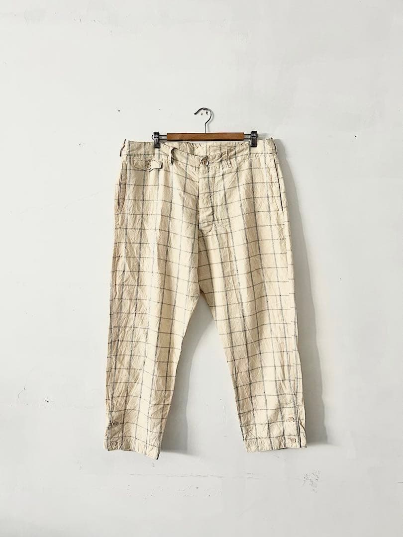タグ付き フレームワーク チノパンツ ワイド 白 40 大人カジュアル