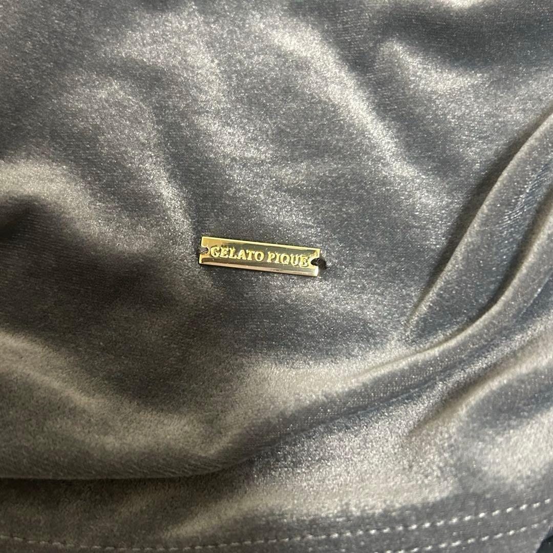 【完売品】gelato piqueベロアロンT＆ベロアパンツセット　グレー