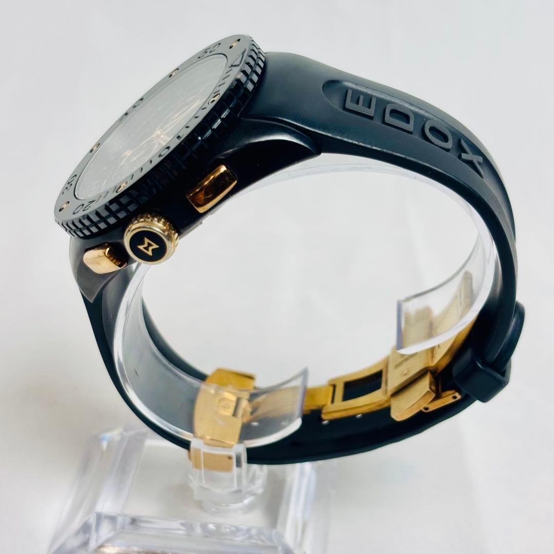 EDOX クロノオフショア ビッグデイト 中古品