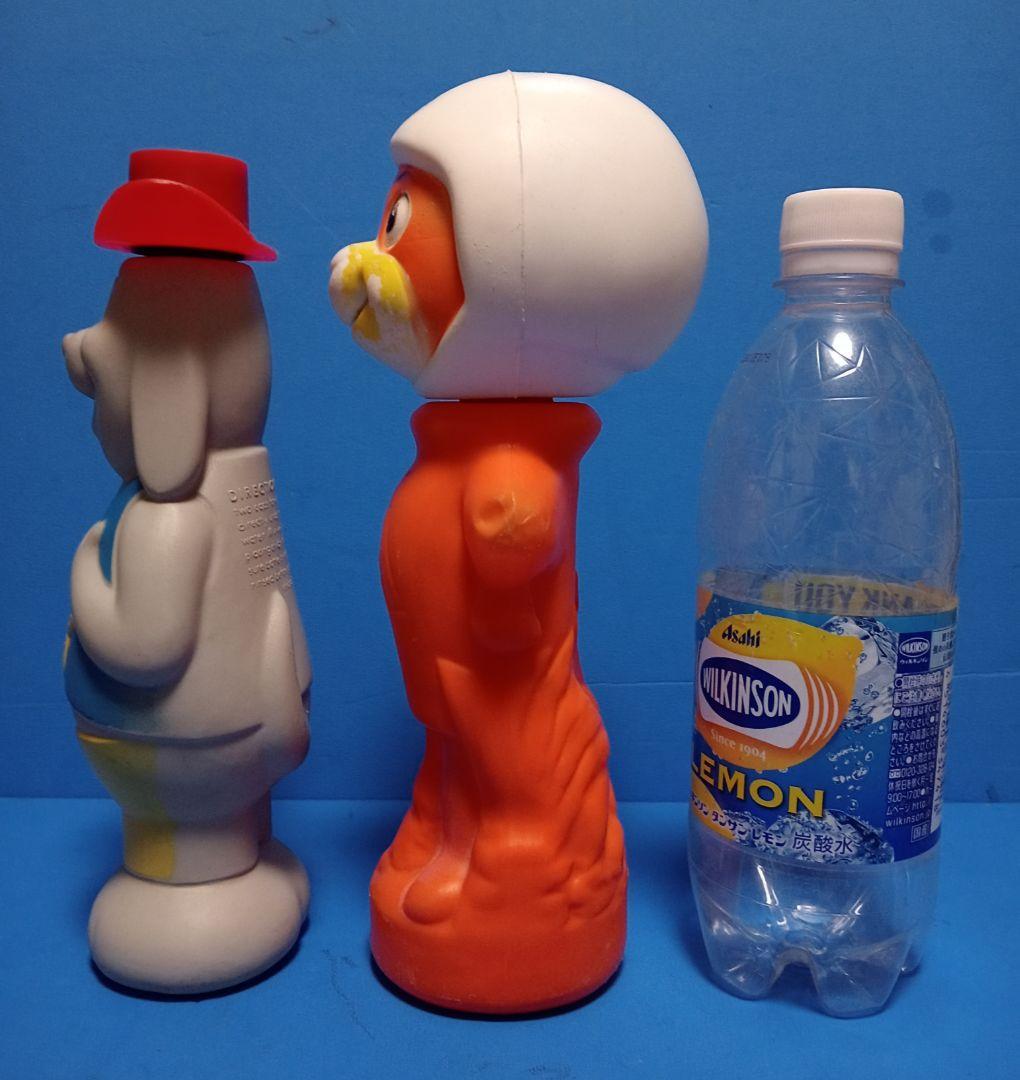 1960s米国ビンテージsoakyソーキー ソープボトル×2 怪力アント、保安官