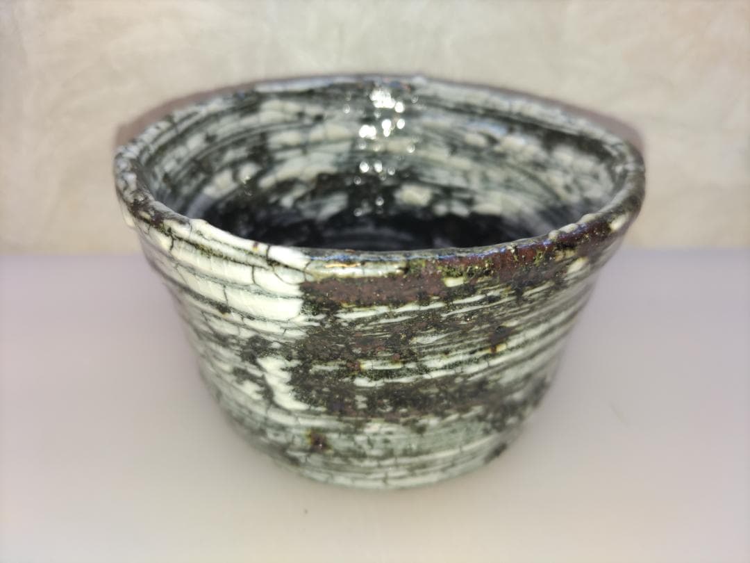 中川自然坊 湯飲み ② 26100 中川自然坊 粉引唐津汲み出し湯呑 NAKAGAWA Jinenbo – アート