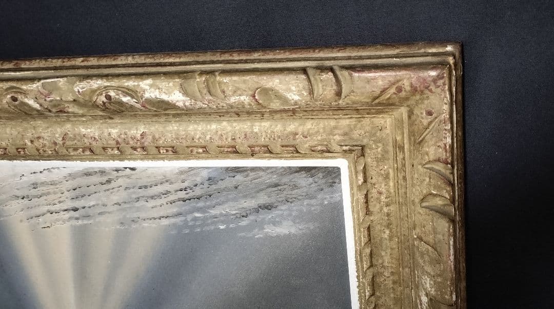 ◇油彩画　K.SATO銘あり　額装