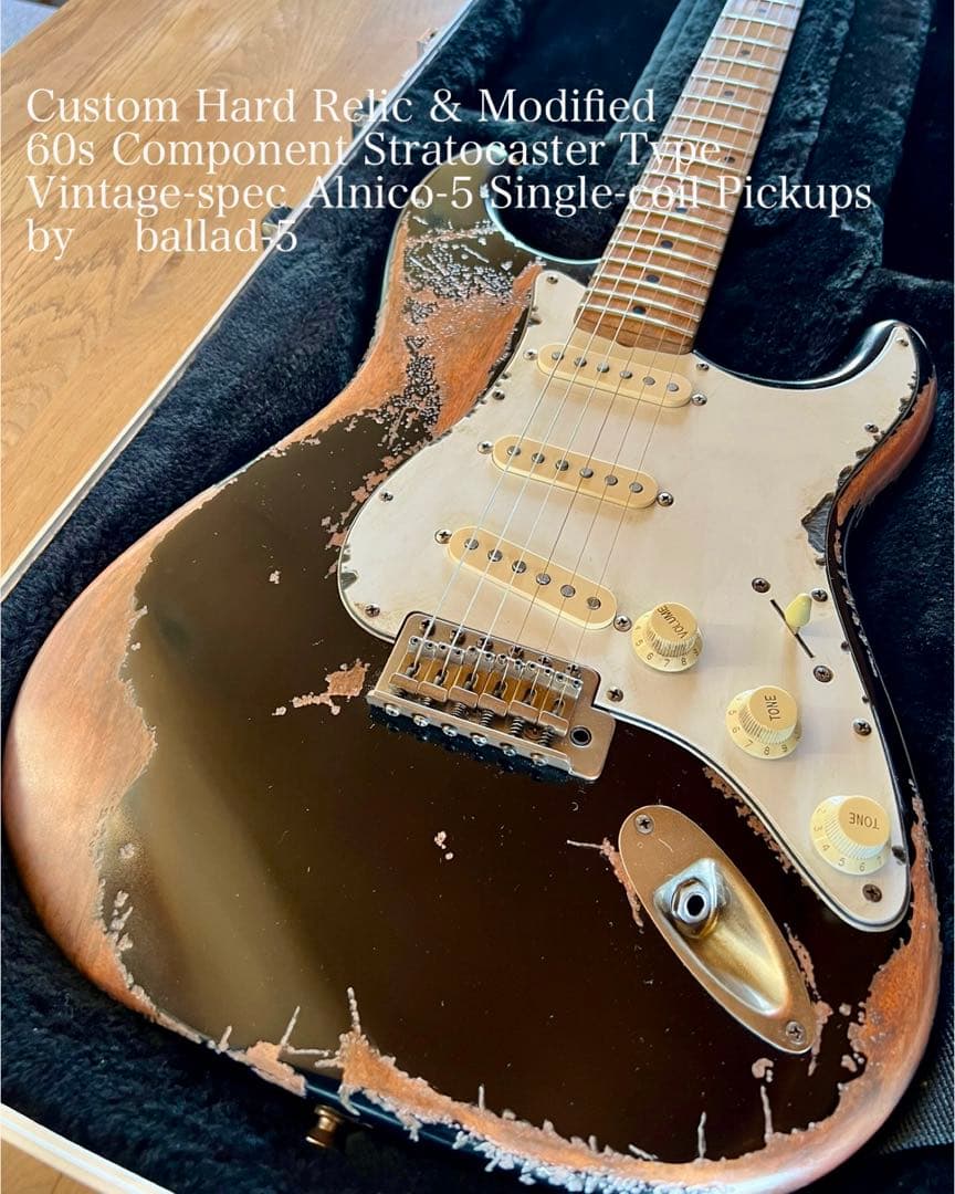 ハードレリック 60sストラトキャスター タイプ アルダーボディサン