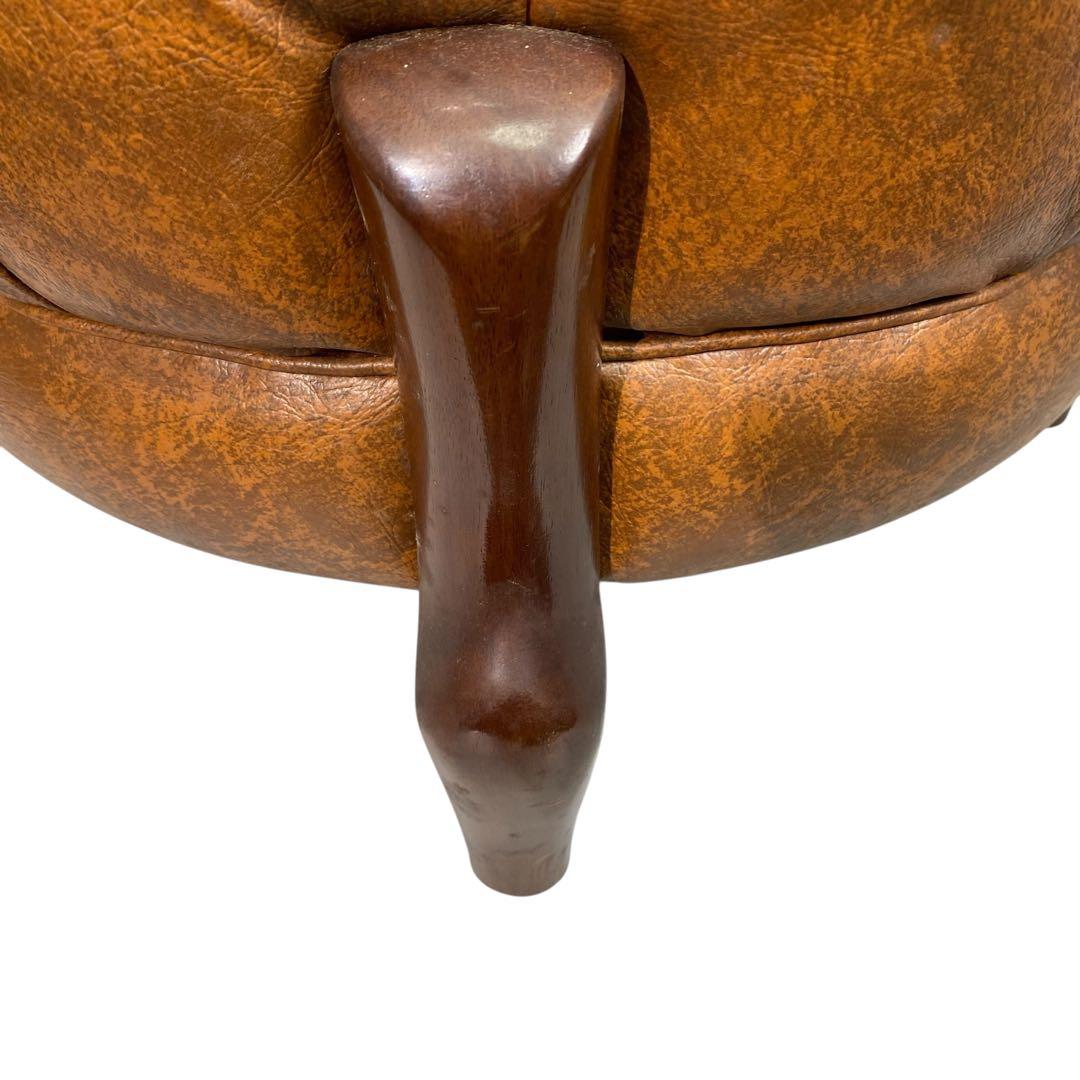 【美品】マルニ木工 ベルサイユ オットマン ブラウン