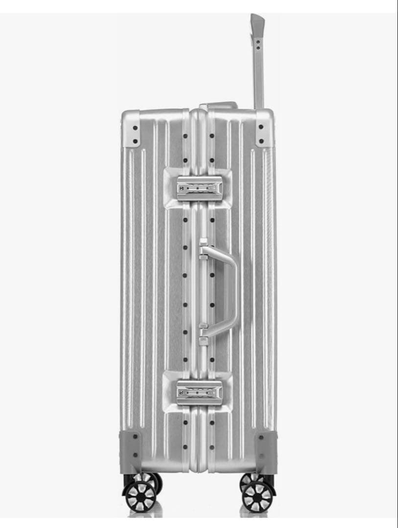 銀色系ボディーカラーを改良！！スーツケース アルミフレーム キャリー