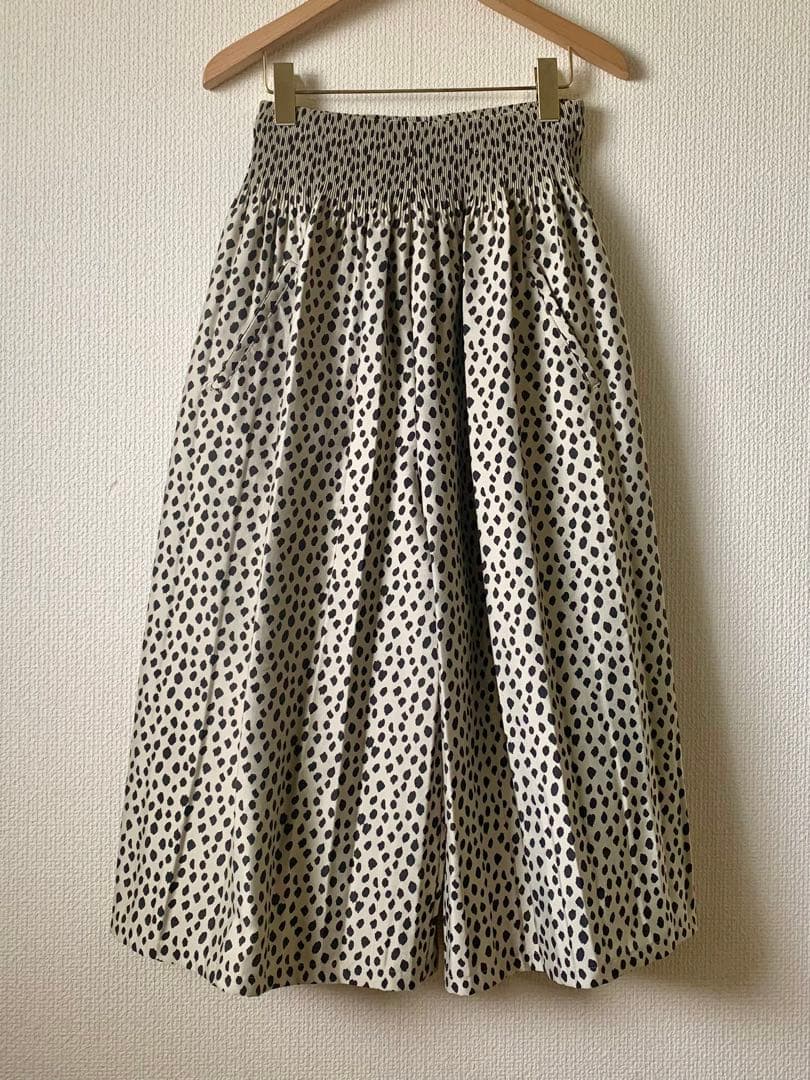 BEARDSLEY ジャガードキュロット レオパード