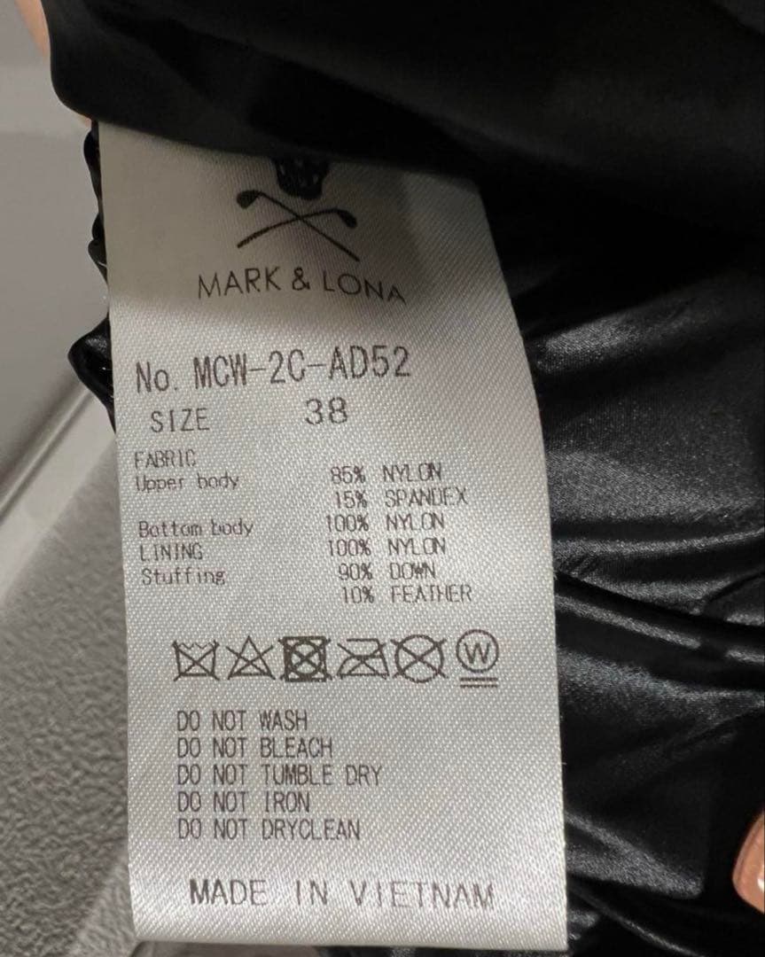 マークアンドロナ　MARKANDLONA レディース ダウンベスト グレージュ