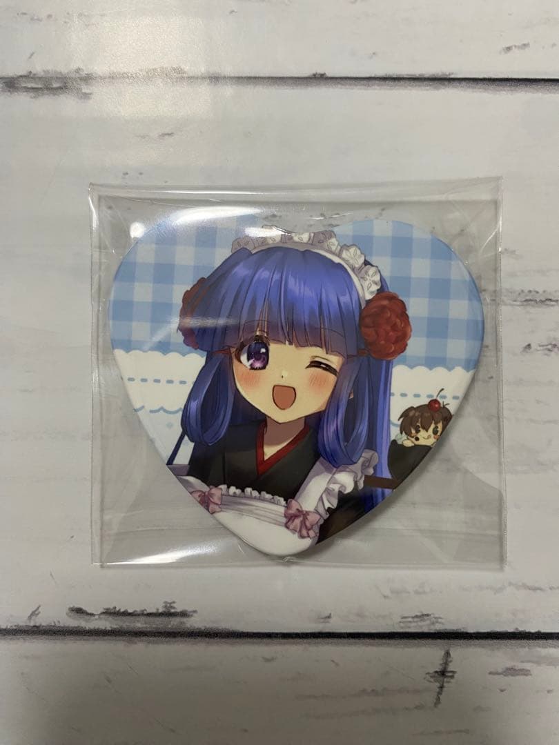 ひぐらしのなく頃に 缶バッジ 喫茶 カフェ ウェイトレス 梨花 詩音 羽入