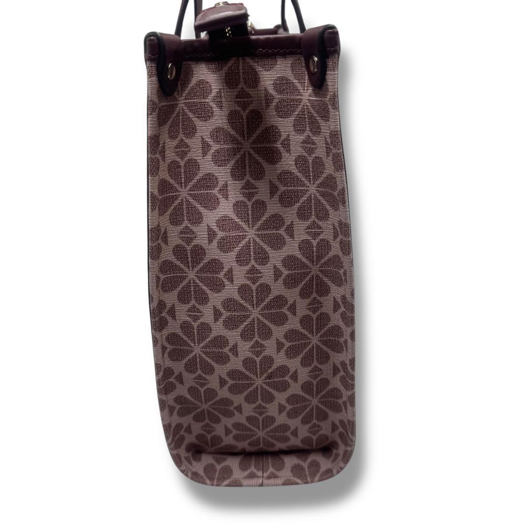 極美品 ケイトスペード ジャガード トートバッグ フラワー 2way