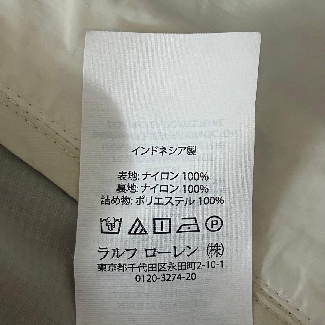 RLX RALPH LAUREN ベスト　キルティング　切替　軽量　薄手　中わた