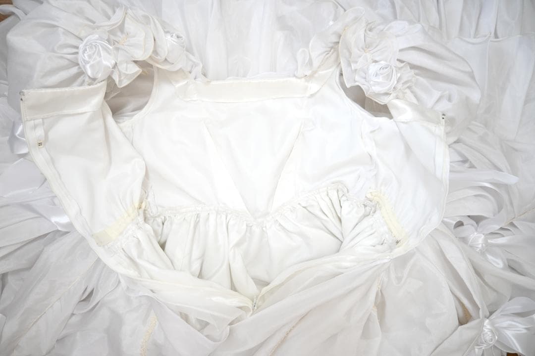 プリンセスウェディングドレス アンティークロリータ風 11号