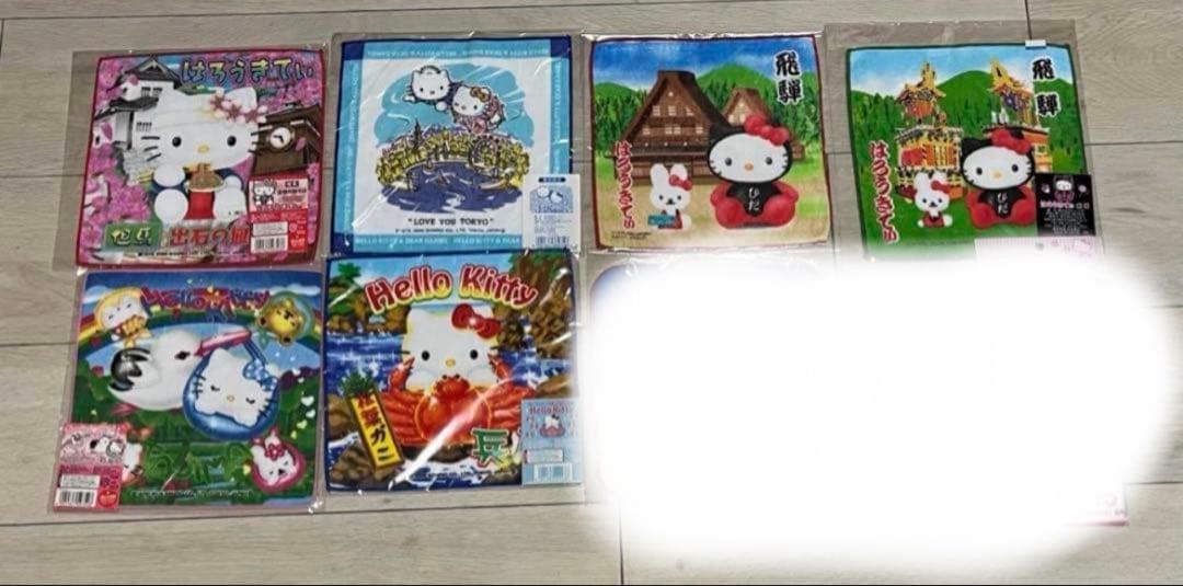 ハローキティご当地タオル／ハンカチ 24枚