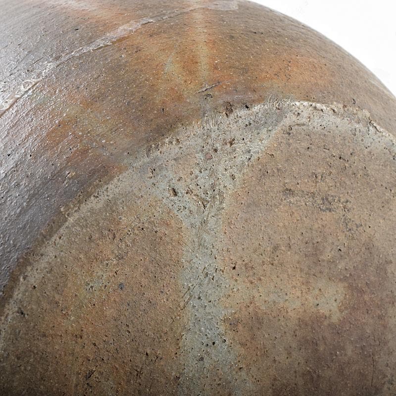 伊部焼 古伊部 大水指 壺 高さ約29㎝ 時代箱 MR8815B