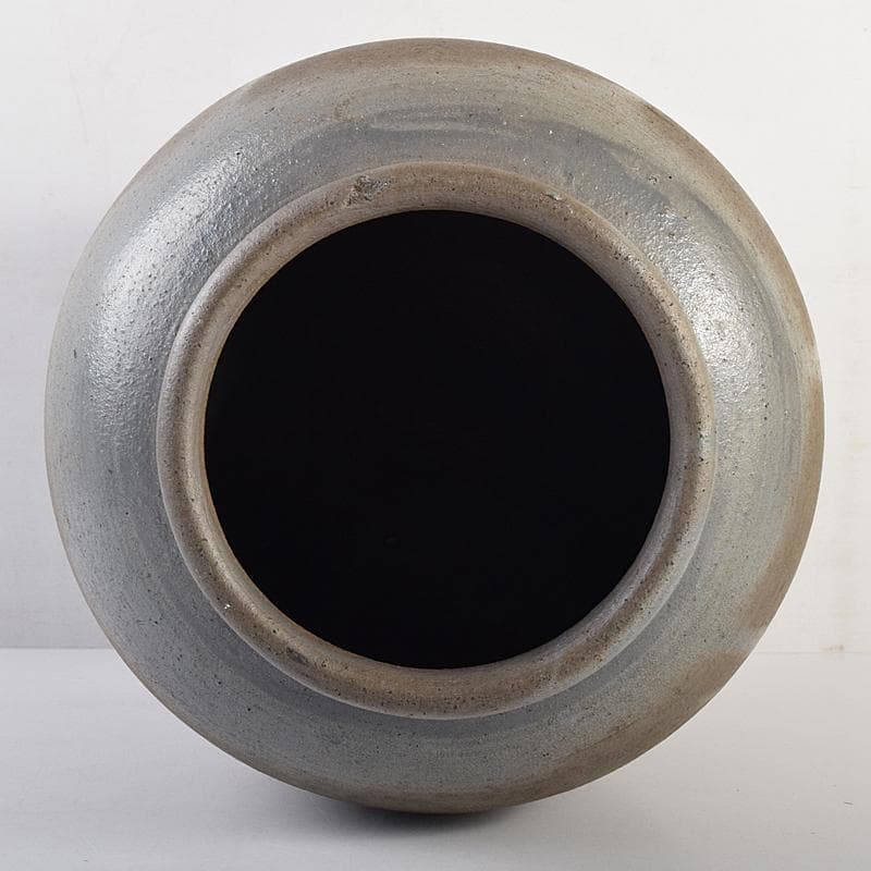 伊部焼 古伊部 大水指 壺 高さ約29㎝ 時代箱 MR8815B