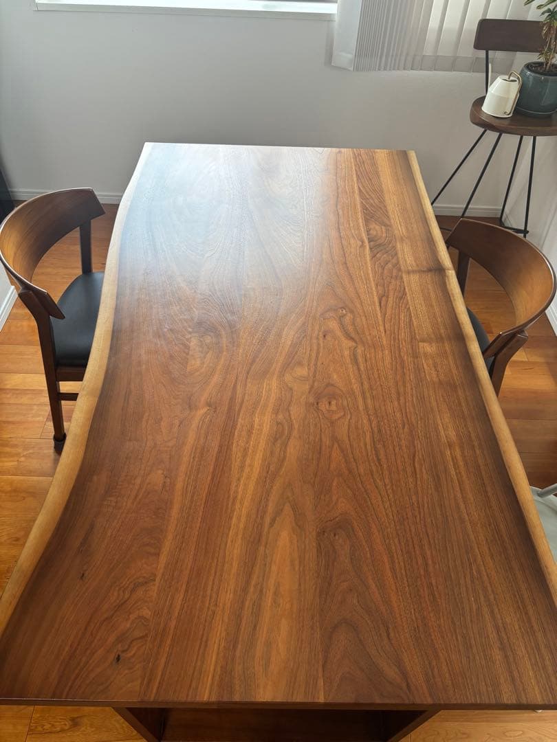 【専用】直接引渡　日本製 ウォールナット ダイニングテーブル 160×90×72