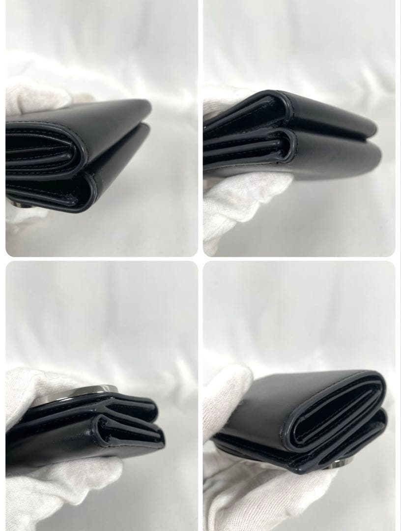 未使用に近い DIESEL ディーゼル 三つ折り財布 コンパクトウォレット