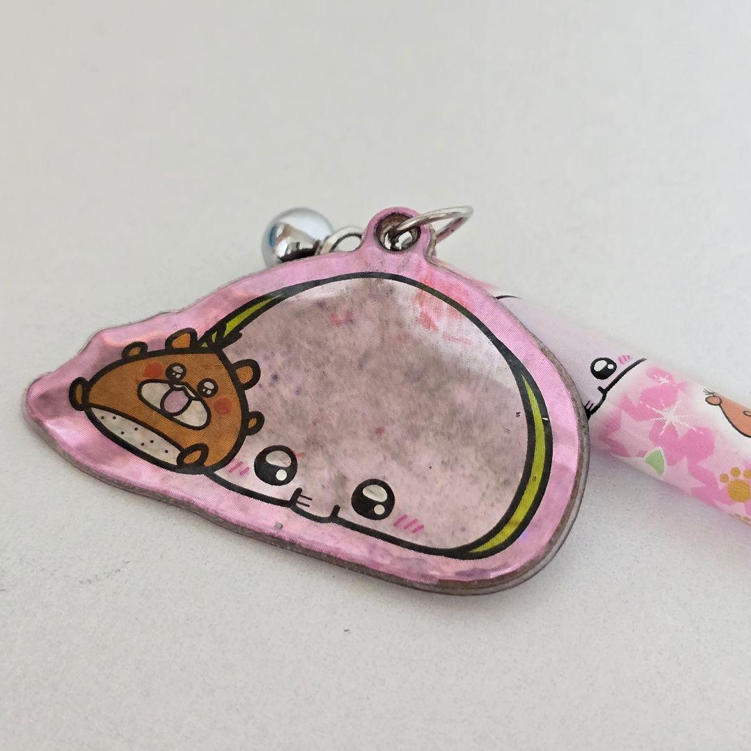 ☆レトロ☆san-x もも蔵&くり犬 きらきらマスコット付き シャープ