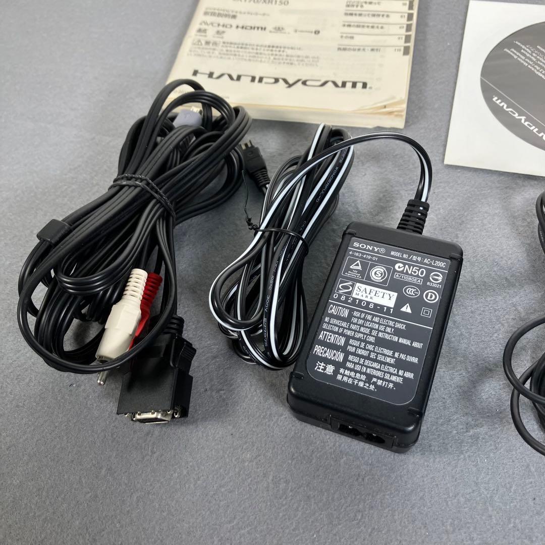 【箱付】SONY ビデオカメラ ハンディカム HDR-CX170 レッド