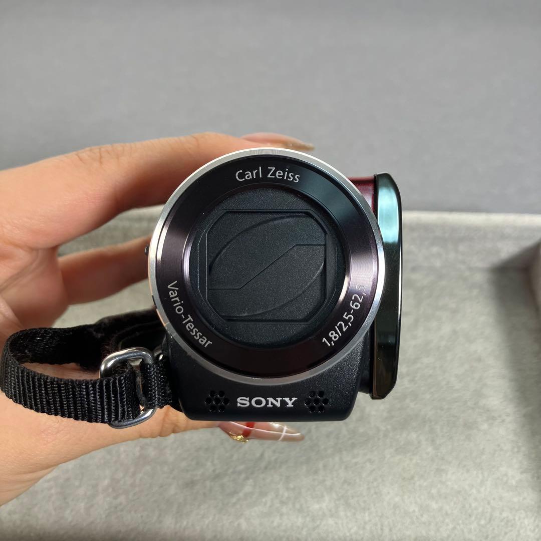 【箱付】SONY ビデオカメラ ハンディカム HDR-CX170 レッド