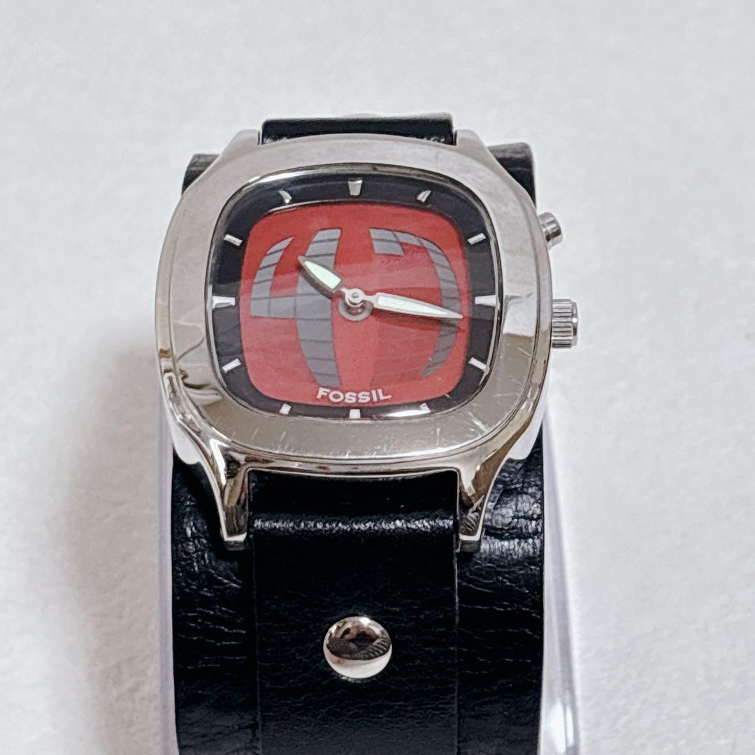 希少✨ FOSSIL　BIG TIC　JR-8292 アナデジ y2k　00's