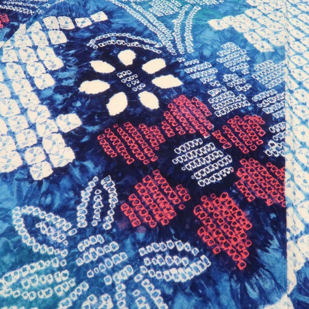 mieeeec✺美品 有松鳴海絞り 向日葵 高級浴衣 着物 A3387