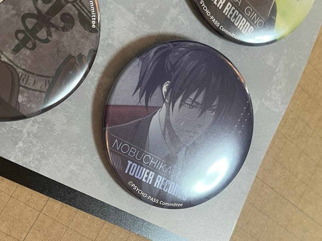 サイコパスSS タワレコカフェ 宜野座 缶バッジセット - メルカリ