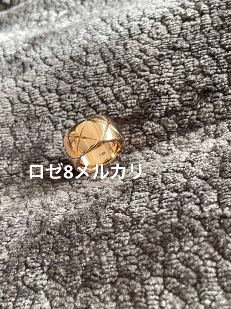 Tuyuさま　特価CHANEL美品ココクラッシュリング　ラージ　ベージュゴールド